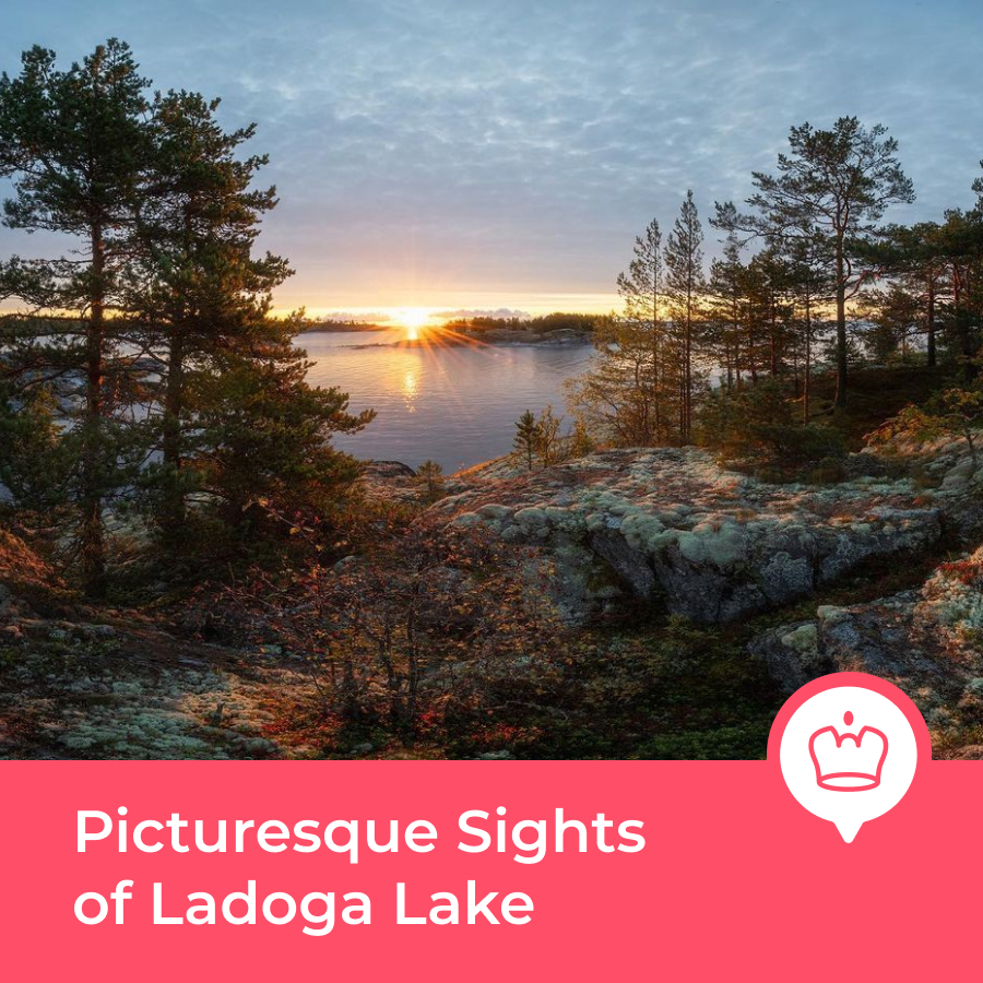 One of the most beautiful lakes in Russia - Ladoga in #Karelia and Leningrad Region and known as the largest one in #Europe, and second largest in #Russia. There are 35 rivers flowing in the lake & only one that flows out of it, and it is the Neva River. st-petersburg.guide