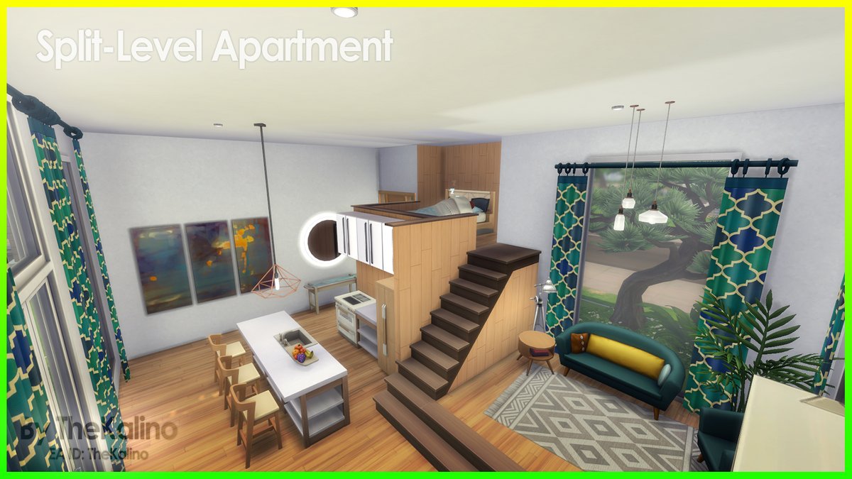 TheKalino's tweet image. Split-Level Apartment

In the Gallery: ea.com/games/the-sims…

EA ID: TheKalino

#thesims4 #platform #splitlevel