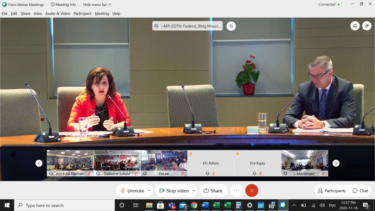 meadowbk_rvs's tweet photo. Today students in Grade 6 had the opportunity to meet virtually with Minister Travis Toews and Minister LaGrange to learn more about our government. @rvsed https://t.co/6oFaneMniq