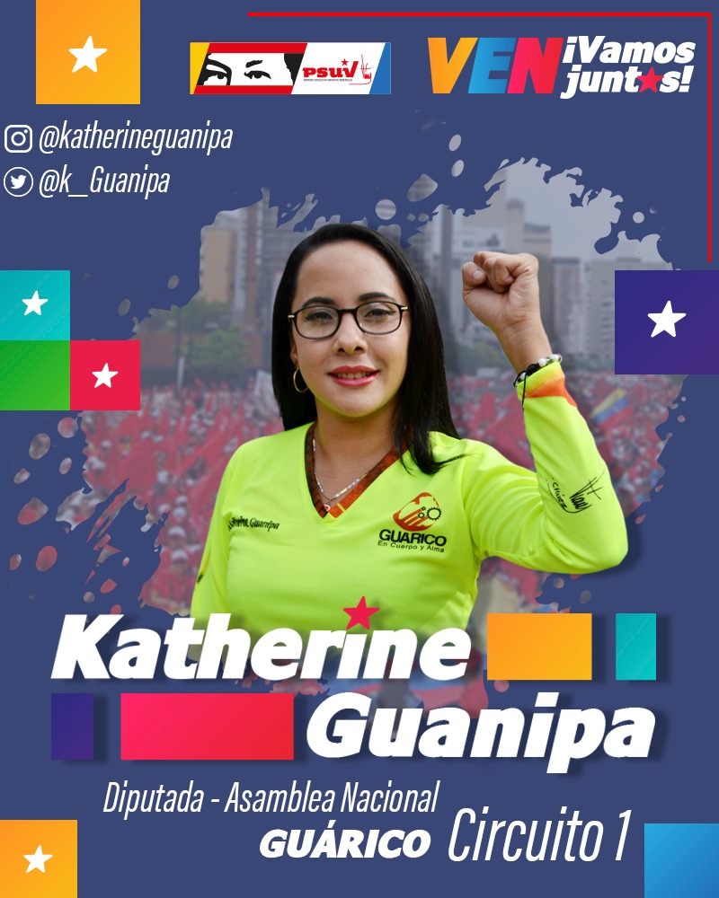 CCDariovivas's tweet photo. Katherine Guanipa | Candidata Circuito 1
#Guárico
°
#VenVamosJuntos 
#RescatemosLaAsamblea https://t.co/CsKD4hjJ9r