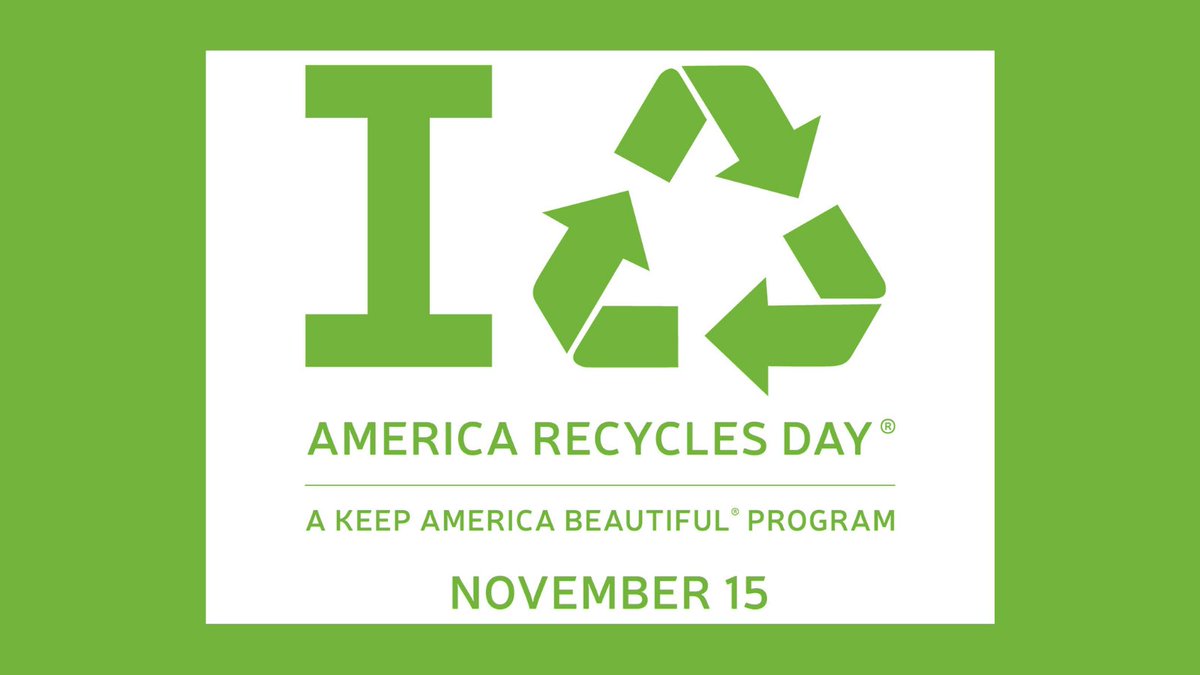 networkwithpod's tweet photo. Yesterday was America Recycles Day! The Keep America Beautiful America Recycles Day is the only nationally-recognized day dedicated to promoting and celebrating recycling in the United States. 
Learn More Here: https://t.co/3hx7e2VpCo
#recycle #reuse #ecofriendly #zerowaste https://t.co/pK5EYPWWKR