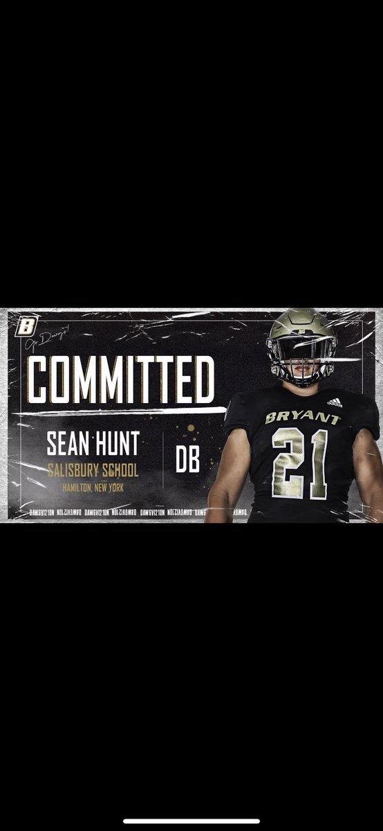 Grateful and blessed to say i will be continuing my athletic and academic career at Bryant University! <a href="/CMerrittMT/">Chris Merritt</a> <a href="/CoachSielawa/">John Sielawa</a> <a href="/BryantUFootball/">Bryant Football</a> <a href="/Coach_Phelps11/">Salisbury School Football</a>