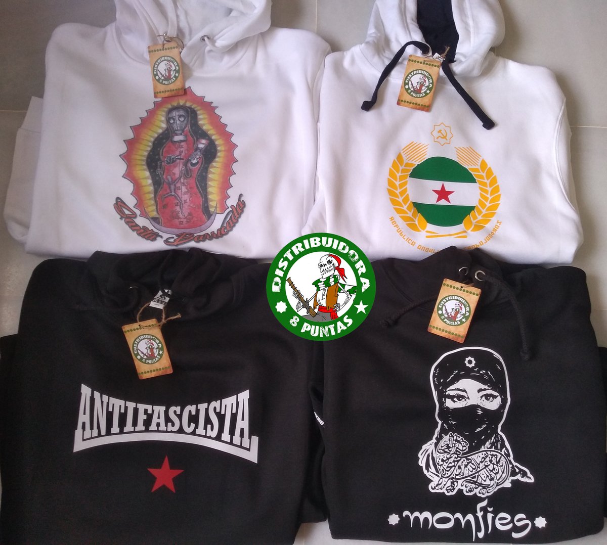 DistriOchoPunta's tweet photo. Ahora que llega el fresquito, ¿queréis unas sudaderas como éstas? son algunas de las que han salido estos días para diversos clientes. 😍 https://t.co/qlSYd78X59