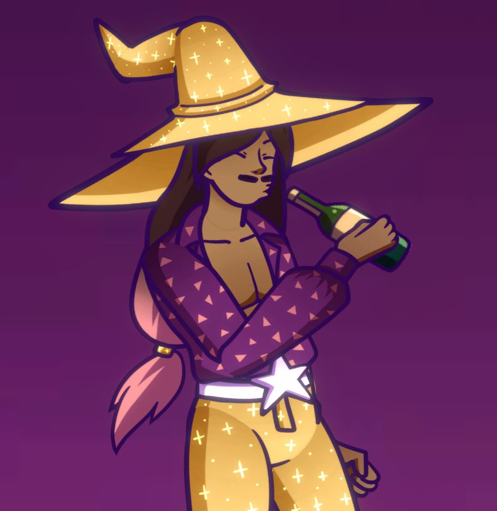 SpellgrooveGame's tweet photo. Hey, hey, heyyyyy! My bad for not showing up recently. 

Here's the lowdown: I had a bad date with a bottle one night. Next thing I know, 2 whole months have passed!! I'm definitely staying away from booze for a while. Just a little while though... https://t.co/vWb5uSOJn6