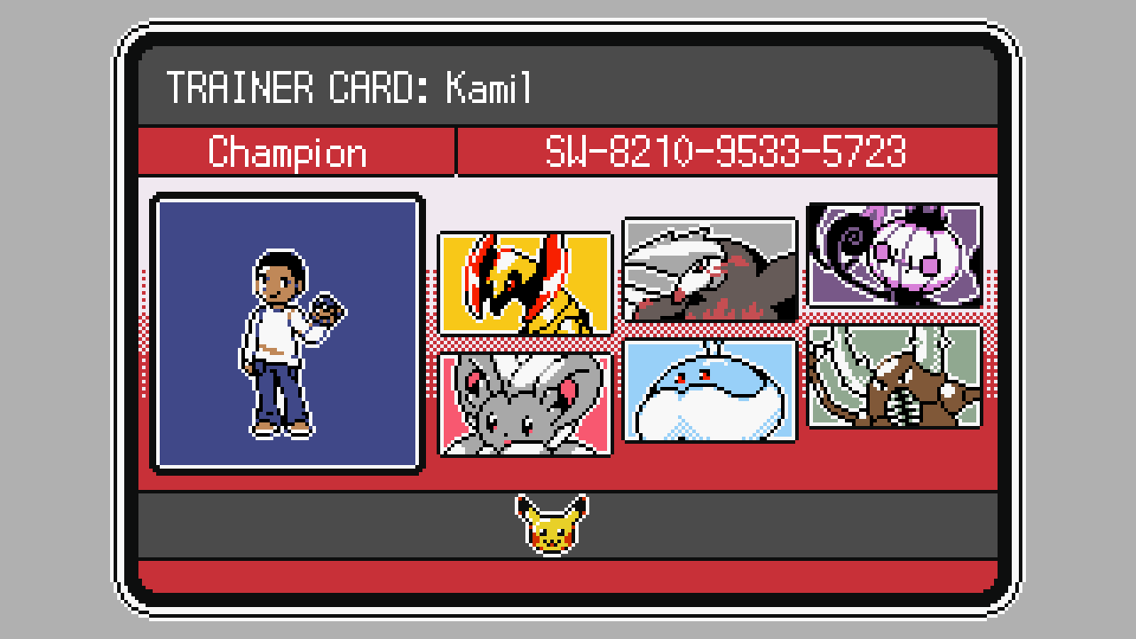Trainer card maker outlet