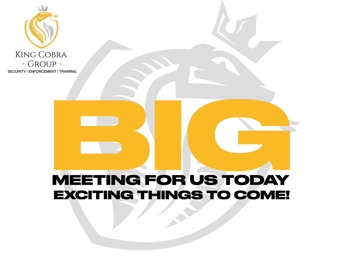 cobra_group's tweet photo. So today was a big day for us, we had a Zoom meeting that lasted a couple of hours &amp; was hugely successful, watch this space, a high profile contract on the horizon. #security  #enforcement #training #partnership #sia #zoom  #contract https://t.co/Jbb4coPGjS