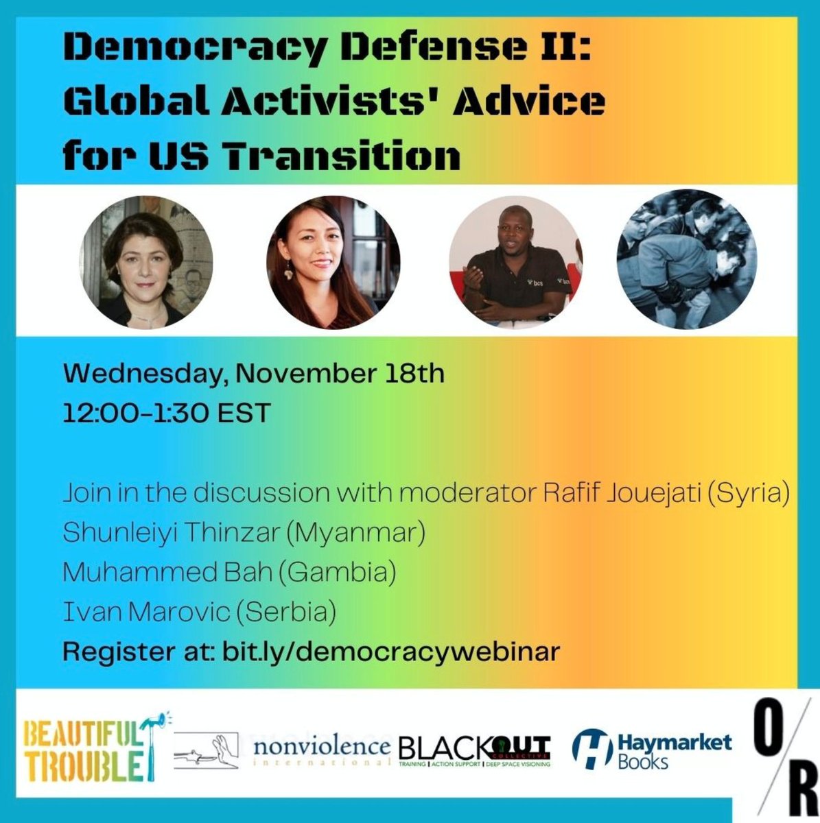 NewEconomics's tweet image. Wednesday! Join NEC member organization @BTroublemakers with @BlkDirectAction for a teach-in on #democracydefense with organizers from around the world 🌍🌎🌏

bit.ly/38T9fNo