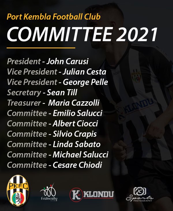 <a href="/PortKemblaFC/">Port Kembla Football Club</a> welcome its new committee for the 2021 season! 
#weareblack #wearewhite ⚫️⚪️