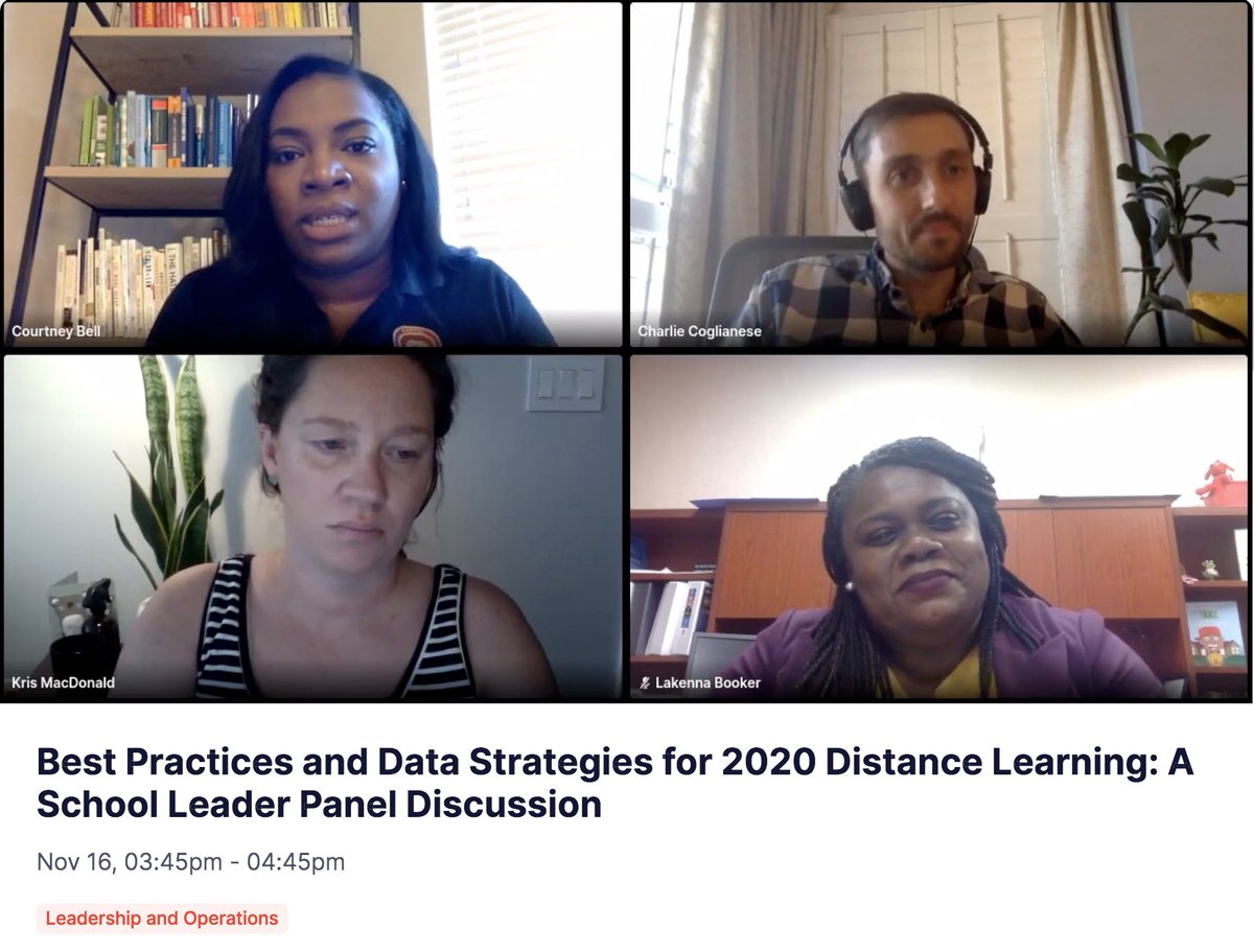 CPICSchools's tweet photo. It's wonderful to hear from school leaders from across the country discuss Distance Learning! Thank you @Schoolrunner for bringing these voices together. #charterschools #edchat #schoolchoice #indiecharters #ICSVC20 https://t.co/atbLsnZzRu