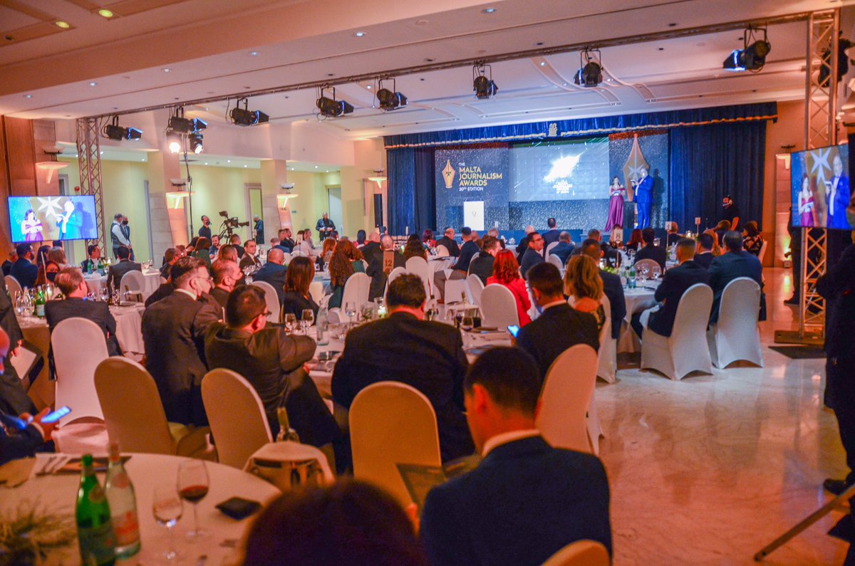 SandroMicallef's tweet photo. A big thank you for all your messages congratulating us for last Saturday’s #Malta Journalism Awards TV show ... we promised a revamp and we have delivered .. bring on the next project ! #igm #MJA30 @Nigel_Mifsud https://t.co/JSVtC8rDF7
