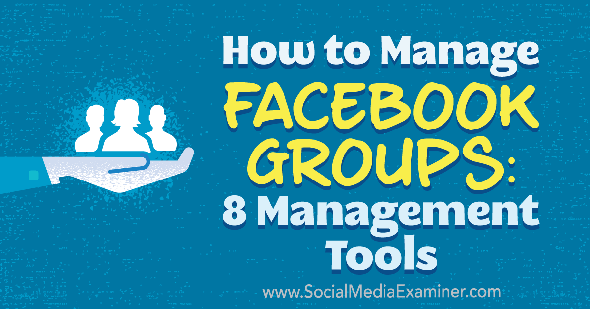 harbour32's tweet photo. Are you aware of the Facebook Group management tools? @smexaminer outlines them here. #socialmedia #marketing  https://t.co/jtsizKDL9t https://t.co/hHSj7y08lo
