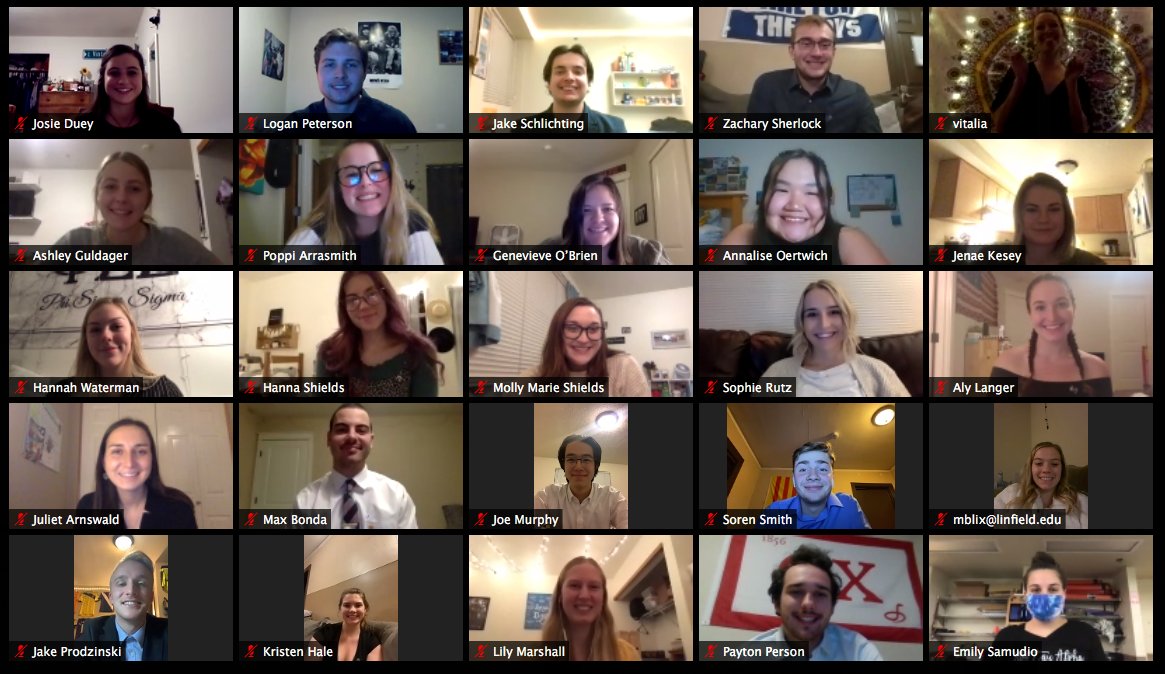 LinfieldFSL's tweet photo. Please join us in congratulating our 33 new members of Linfield’s FSL honor society, Order of Omega! #virtualinitiation https://t.co/FbLPQnxY88