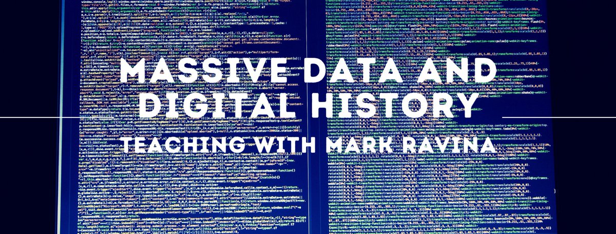 UT_HistDept's tweet photo. Thinking Like A Historian? Prof. Mark Ravina introduced a new variant of the H320 'Thinking Like a Historian' course last semester. "Historians use a range of analytical skills and our discipline, like the rest of the world, is entering the age of big data." --1/2
#Uthistory https://t.co/HFrE7tvtMl