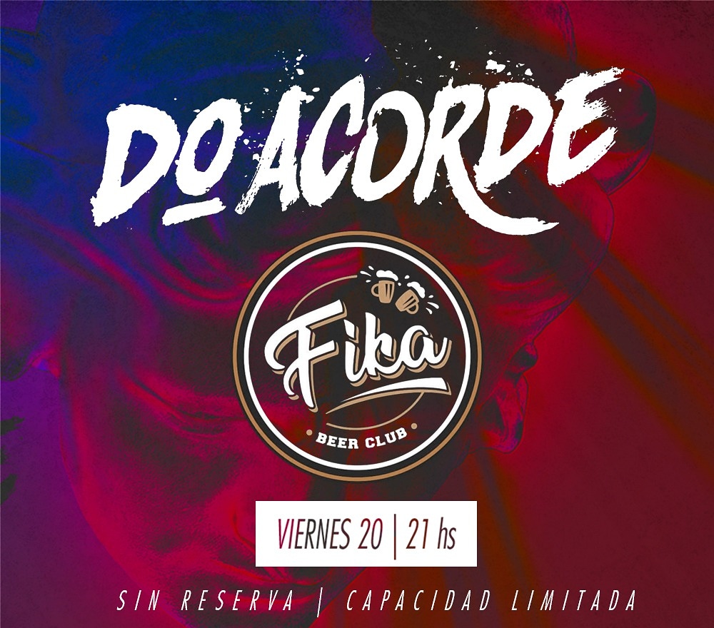 DoAcordeBanda's tweet photo. ¡Volvemos a los escenarios!

Este viernes 20 de noviembre a las 21hs los esperamos en @fikabeerclub presentando nuestro nuevo disco "Renacimiento" en vivo!
- Capacidad limitada
- Sin reserva
- Entrada $100 https://t.co/eL2THxCm5o