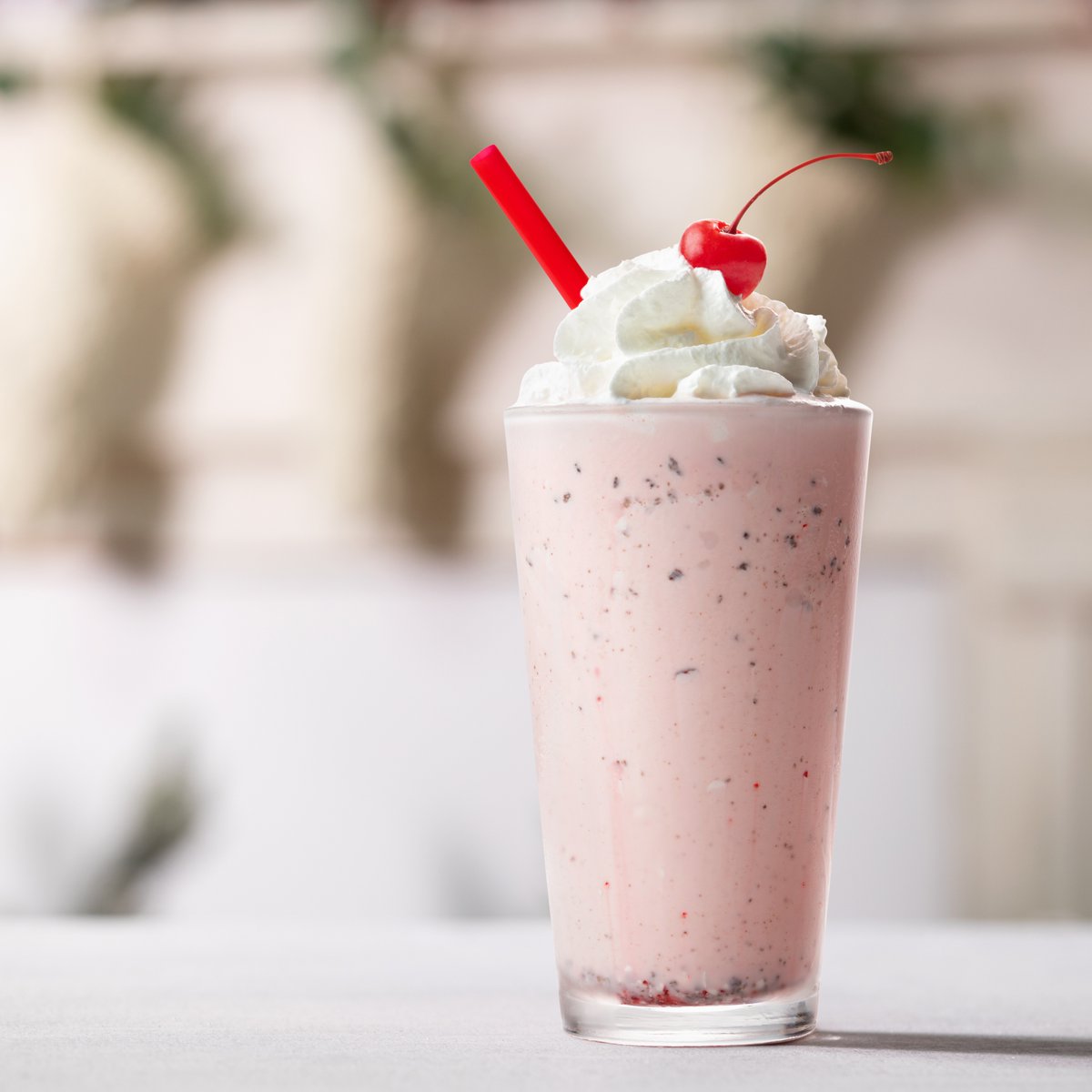 CFANBeltline's tweet photo. The cherry on top of your day? Treating yourself to a well-deserved Peppermint Chip Milkshake.  We polled our team, and this is a Chick-fil-A North Beltline Team Member favorite!  If you haven't tried it, now is the time! https://t.co/0vTlC4c4T3