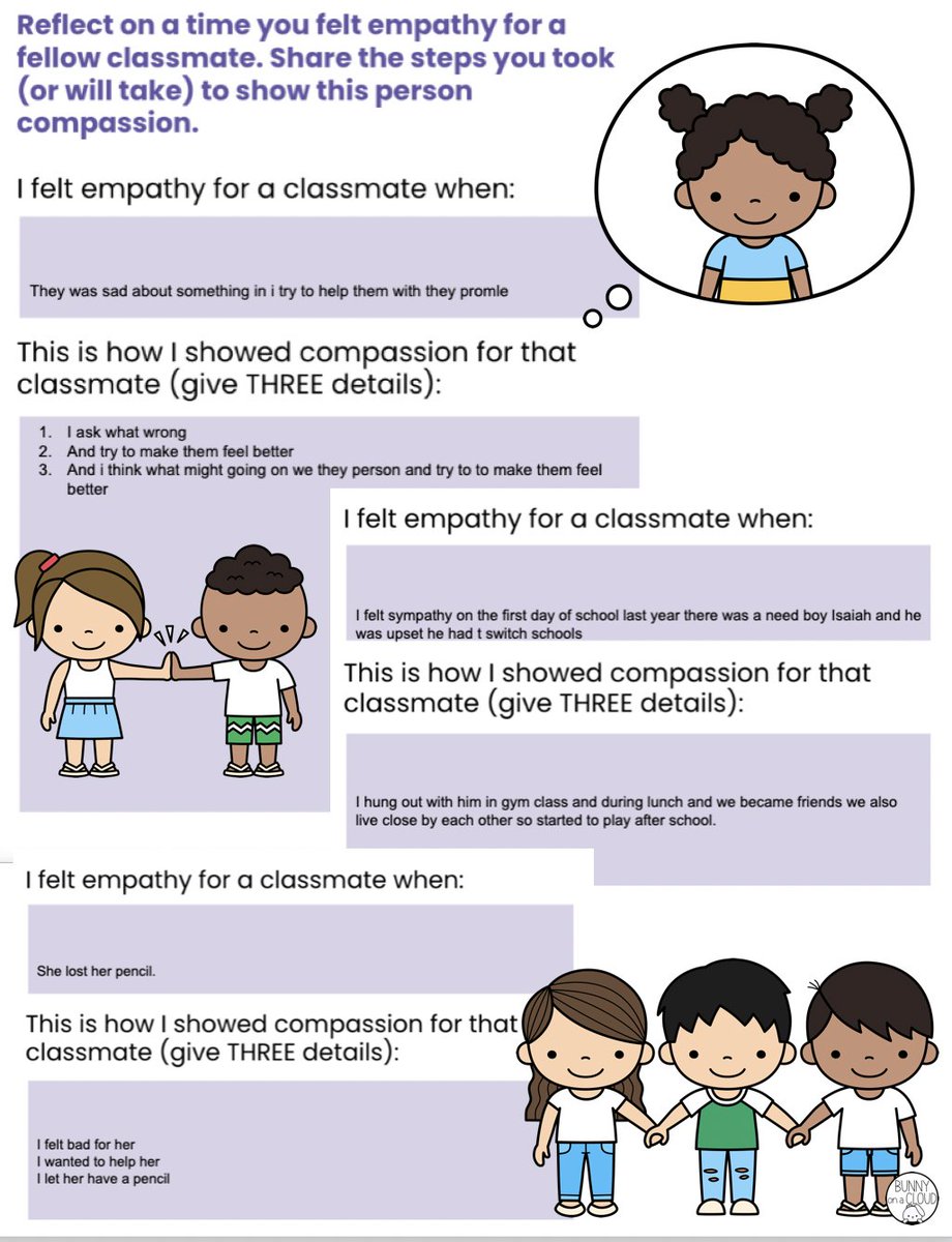 BobbieBC's tweet image. My 3rd graders learned about empathy &amp;amp; compassion through the @EVERFIK12 #CompassionChallenge. They realized how easy it is to be a kind, compassionate friend! I challenge all of my teacher followers to try it out with your students too! #SeeCareDo bit.ly/35nTk6C