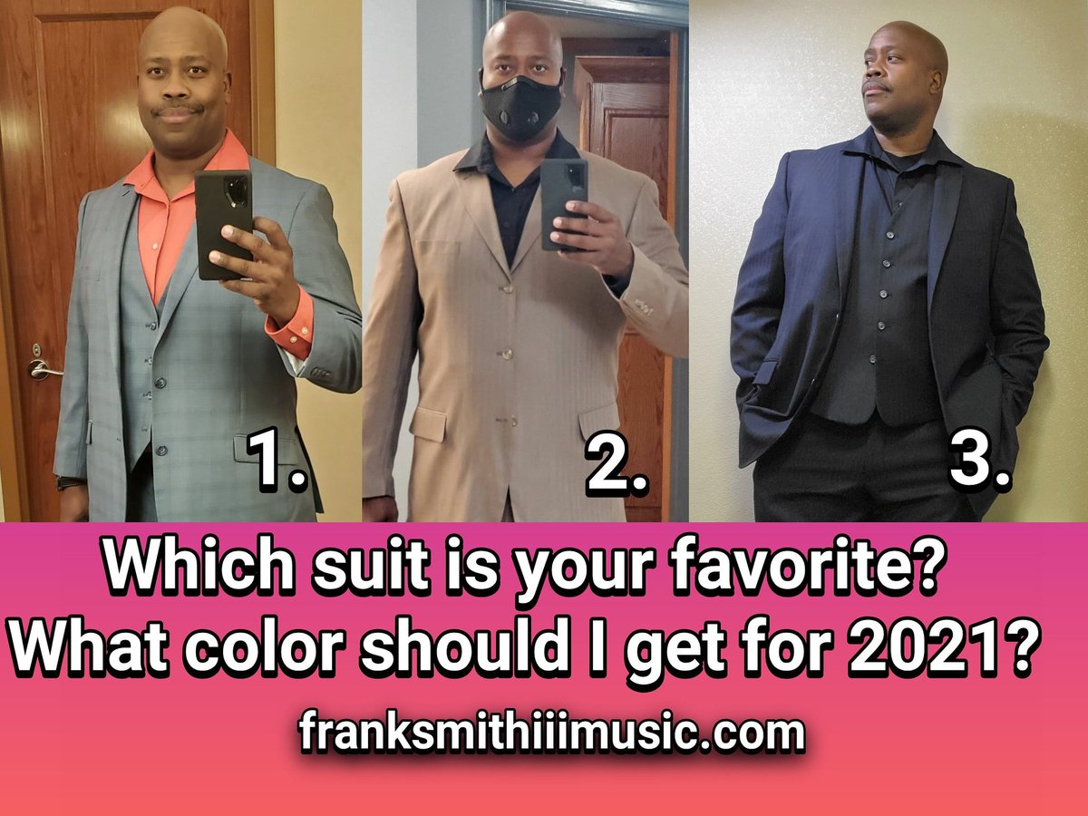 FSIIIMUSIC's tweet photo. Ok folks! You tell me! Which suit do I look best in? And what should be my next choice? 2 piece or 3 piece?
#FrankSmithIIImusic #FrankSmithIIIMULTIMEDIA #FrankSmithIII #suits #3piecesuit 
#2piecesuit #freshtodeath #flyguy 
#WeddingandEventDJ #Professional https://t.co/TFNpj1QUD3
