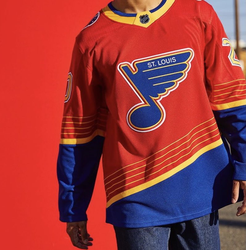 i try to avoid tweeting anything political, but the ⁦<a href="/StLouisBlues/">St. Louis Blues</a>⁩ flip from blue to red is hideous. 

and i fucking love it.