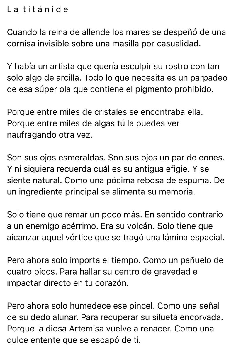 ionztomo16's tweet photo. L a t i t á n i d e
#titanide #selene #artemisa #diosagriega #poemas #poesia #prosalirica #escritos #escritor #escritoresdeinstagram
Juan Gago (c) https://t.co/urXbhp2ha7