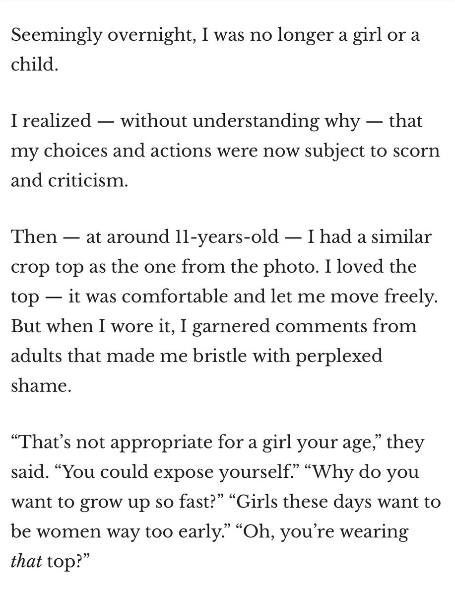 36.That article gutted me a little, for my daughters.“To be female is to have your childhood cut short unfairly, I later learned. But not before learning an unshakeable, dysphoric shame.” ~Amy Hamm