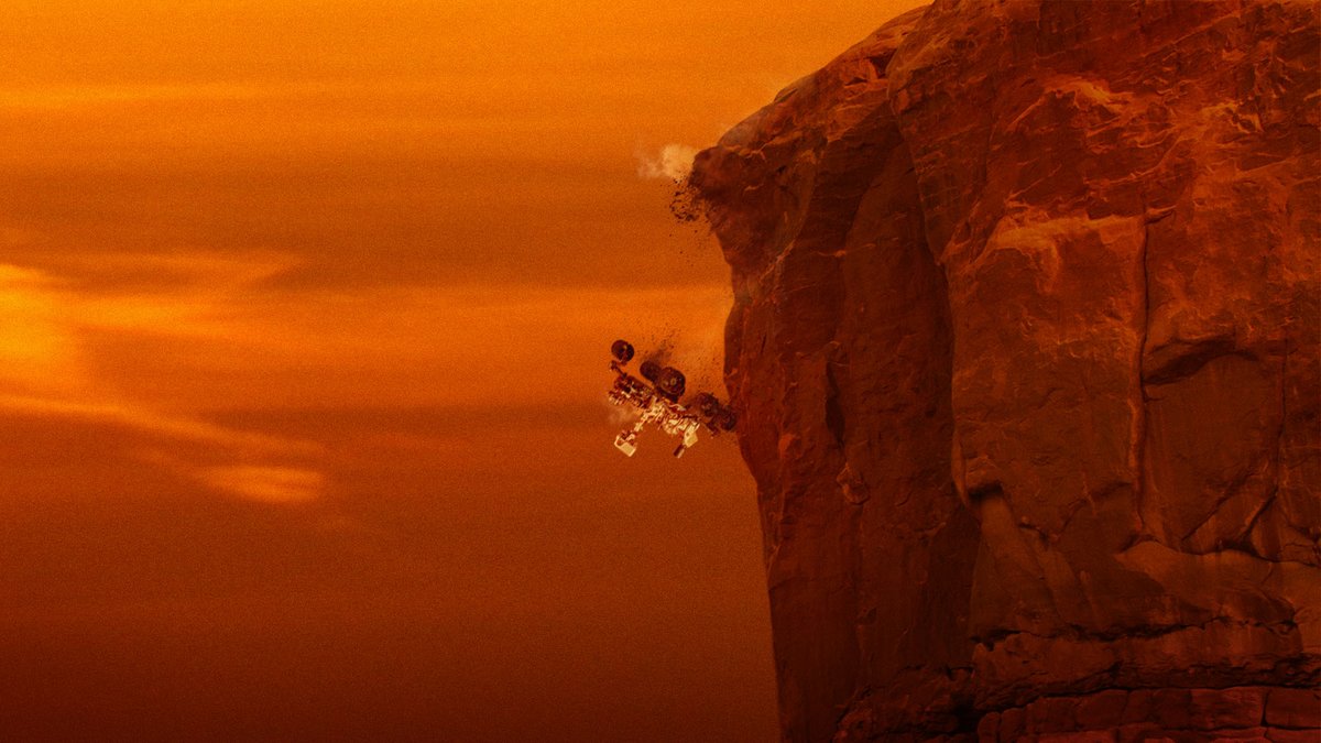 TheOnion's tweet photo. NASA Curiosity Rover Plummets 100 Feet Off Martian Crater Edge While Trying To Take Selfie https://t.co/5kw1PhZaL2 https://t.co/sI5CqYOfSi