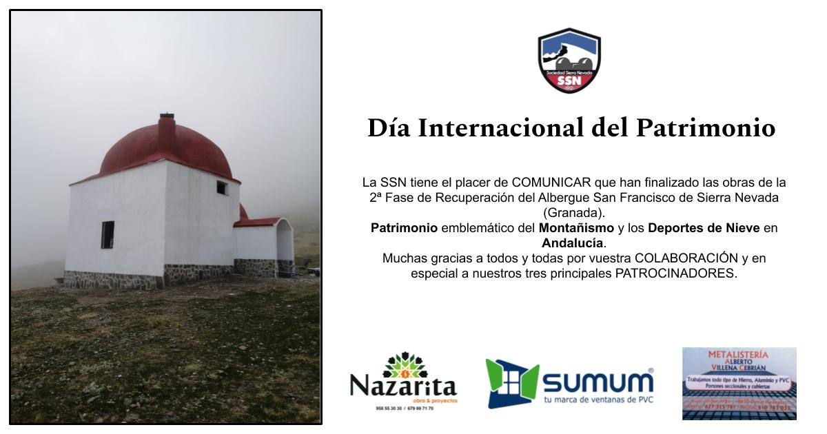 SociedadSNevada's tweet photo. #díainternacionaldelpatrimonio
finalizadas obras 2ª Fase Recuperación Albergue San Francisco #SSN #ssngranada #sierranevada #Granada.
#montañismo #deportes #nieve #esqui #ski en #andalucia.
Estamos muy muy contentos @SUMUMPVC Construcciones Nazarita y Metalistería Alberto Villena https://t.co/j9Po0m0Rus