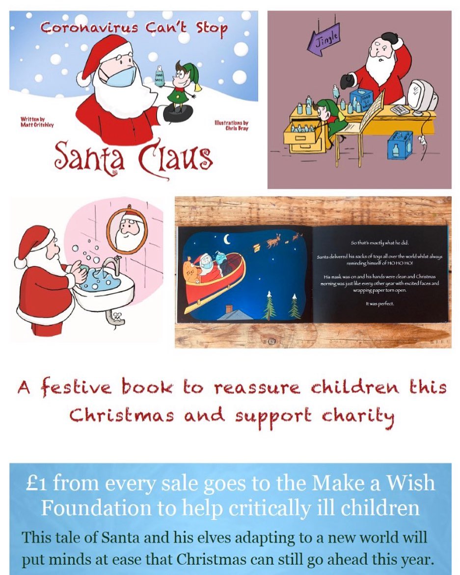 easeltotheframe's tweet photo. My good friend mattcritch26 has written a fantastic short story to reassure kids this Christmas. It was a pleasure to provide the illustrations. If you know anyone who might want a copy you can get yours using the link in my bio. 

In partnership with makeawishuk with proceeds https://t.co/OxxrvgzJrv