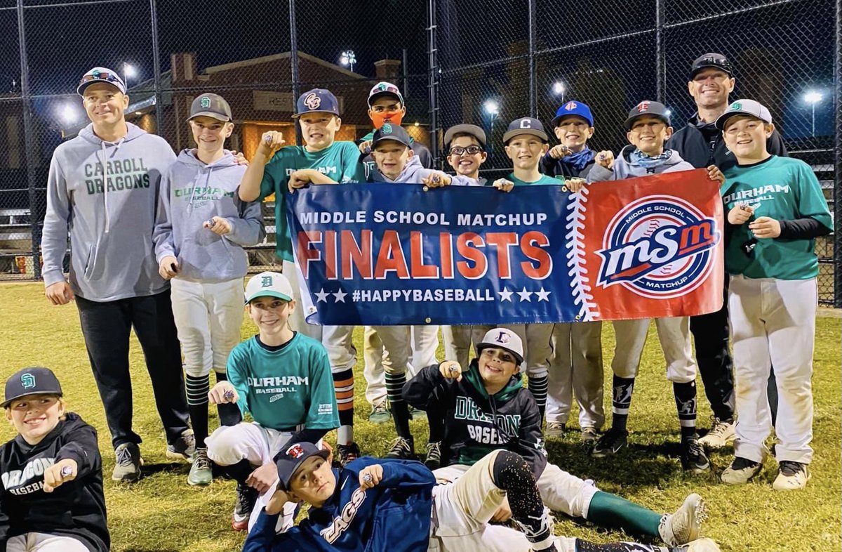 DragonBaseball's tweet photo. Shout out to all of the Dragon athletes who played in the middle school tournament last weekend. Looking forward to seeing you all at Dragon Field soon! #EarnedNotGive https://t.co/ITh2XZ52LQ