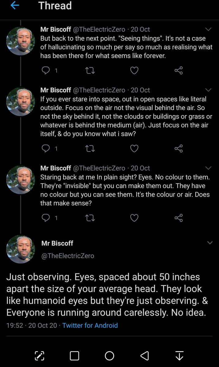 Anyways, all this talk of eyeballs & entities with eyeballs brings me to this set of tweets i put out last month. I'm more convinced of this now. These eye are everywhere & they are always watching.