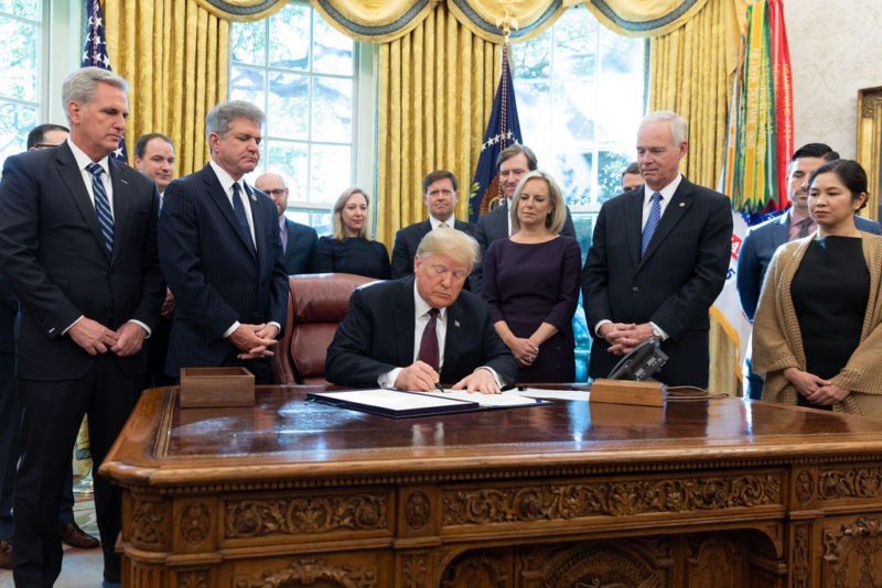Happy 2nd Birthday to  @CISAgov! Two years ago,  @realdonaldtrump signed into law the Cybersecurity and Infrastructure Security Agency Act of 2018, creating this purpose-built, cross-functional civilian agency to lead the nation’s critical infrastructure risk management efforts.