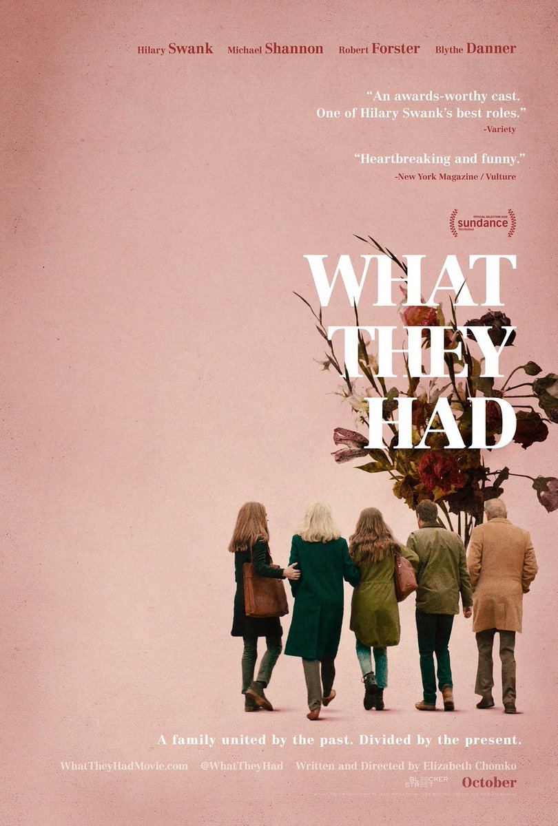 ethan1960's tweet photo. #ディア・ファミリーあなたを忘れない #WhatTheyHad(2018)https://t.co/nPnEd8ZvPt認知症の母を気遣う姉弟と妻と離れたくない夫の苦悩を描く 監督エリザベス・チョムコ 主演 #ヒラリー・スワンク #マイケル・シャノン #ロバート・フォスター #ブライス・ダナー #HilarySwank #映画好きと繋がりたい https://t.co/yQucVuAKxK