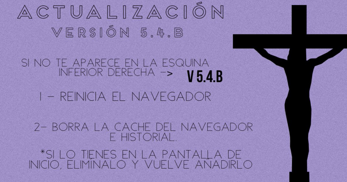 LaHermanda's tweet photo. ✅ACTUALIZACIÓN 5.4.B YA DISPONIBLE:

• Corrección de errores en la anterior actualización. https://t.co/vQPxEOQ9DN