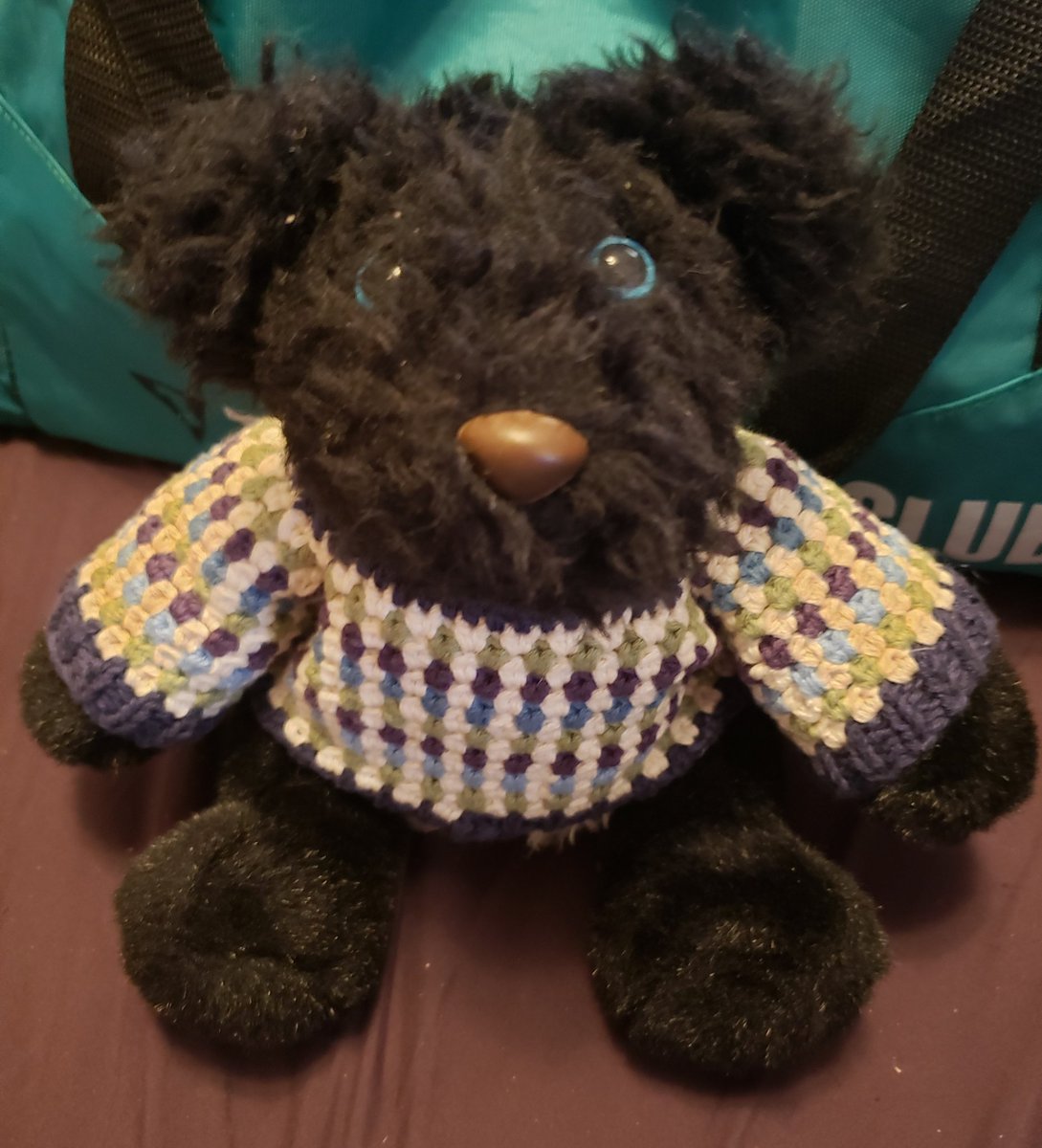 New friend alert!! Everyone meet Milo Fuzzy!! He just arrived today!! I (Archie Fuzzy) am so excited to be joined by my Fuzzy brother!!! #FuzzyBearDontCare #FurryTails #TheHugHouse #ToddysHug