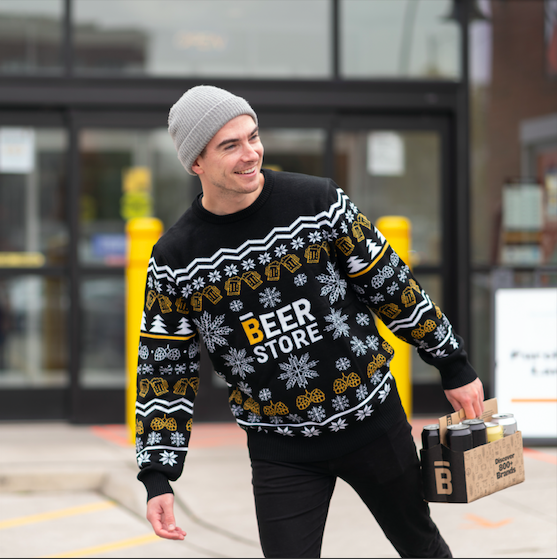 TheBeerStoreON's tweet photo. 📣 Breaking news! 📣 We have holiday sweaters 👕 because wearing your heart on your sleeve is always chic. (We 🧡 🍺 — can you tell?) This Beer Store exclusive is only available online for a limited time, so get yours over here >  https://t.co/3s3fkajSWW https://t.co/MR9YfbuU62