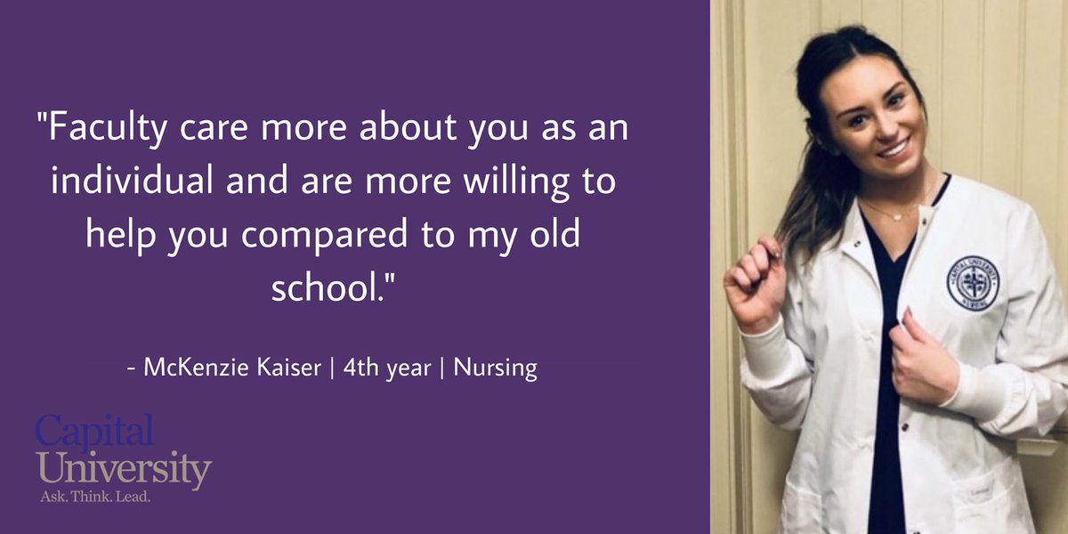 CapFamExp's tweet image. Check out McKenzie’s #CapFam Experience! Link below!
medium.com/capital-univer… #capitaluniversity