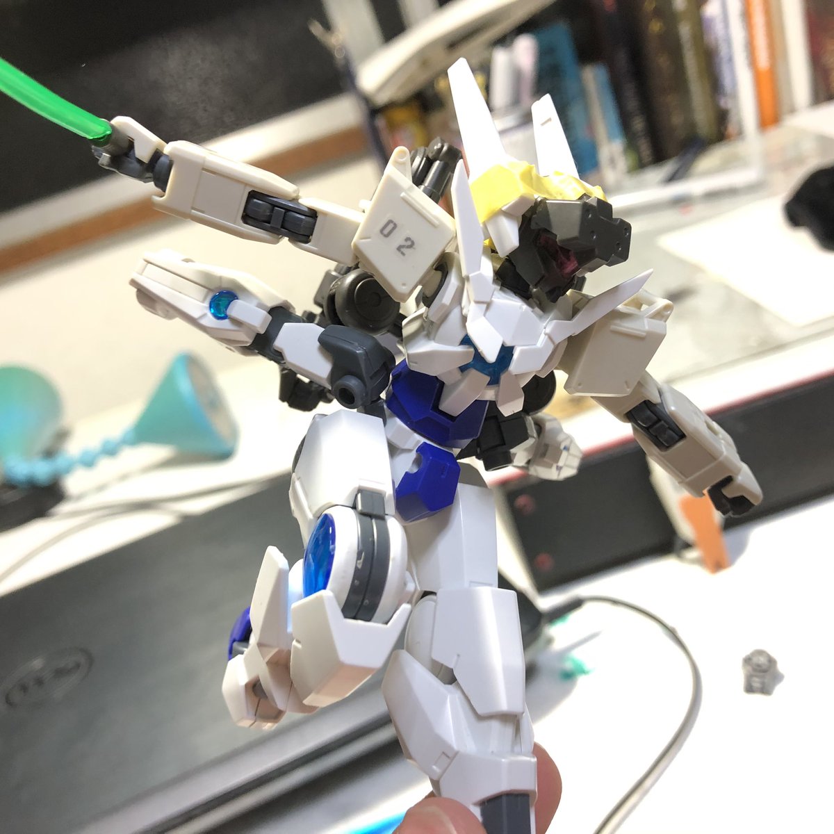 牛骨マン 家にあったガンプラ達を組み合わせてできたこの子 ガンプラ初心者 ガンプラ改造 ガンプラ