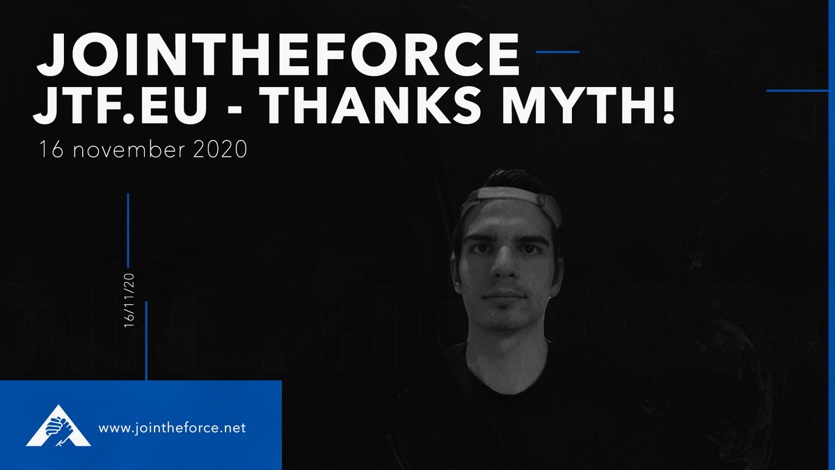 jtfgaming's tweet image. [#CSGO] Our EU-team has parted ways with @MYTH5K_. Via this way we want to thank him for his prestations in the past season.  

Our EU-team will be hosting trials from now on. We will keep you up-to-date and hope to announce a new 5th soon!

#JTFamily #WhereForcesComeTogether