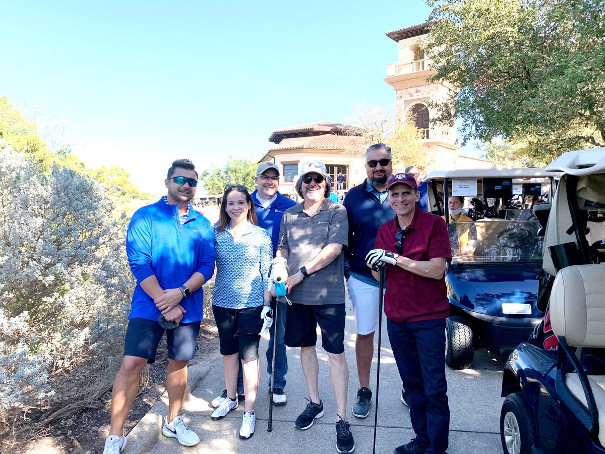 IPSecureinc's tweet photo. The IPSecure, Inc team took to the fresh outdoors today for this years #ACE2020 golf tourney🏌️⛳️ 

Day one of Alamo ACE 2020 was off to a great start. 

We ❤️ @AlamoAFCEA 

#ipsecure #afcea #satx #golf https://t.co/xon8Wvb3wt
