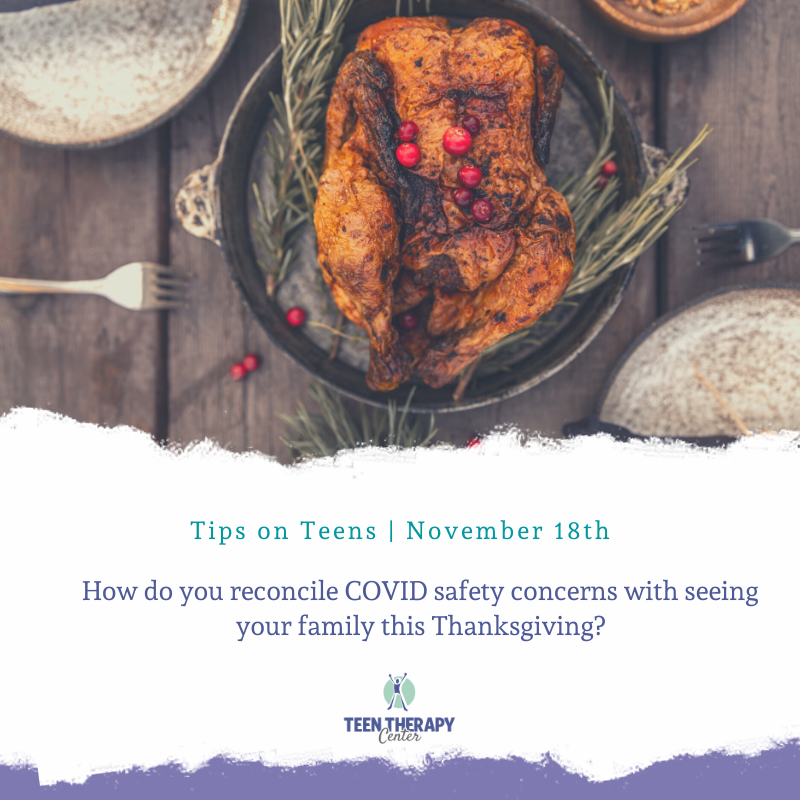 TeenTherapyHelp's tweet photo. Holidays can be a stressful time for some families, but COVID takes it to a whole new level. How do you reconcile your COVID safety concerns with seeing your family members this Thanksgiving?

#Thanksgiving2020 #teentherapy #familytherapy https://t.co/PY3rfsnZLE