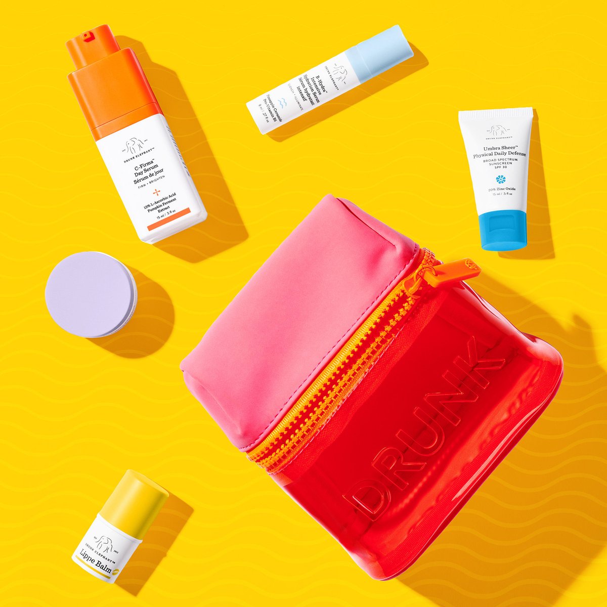 mydrunkelephant's tweet photo. Good + Ready? You bet your acid we are!
This kit, featuring #cfirma + #bhydra + #lalabutbetter + #lippe + #umbrasheer, starts your day on the right (glowing, smooth, thoroughly moisturized) note.
Shop it exclusively on https://t.co/aUOdPhzHAY #drunkholiday🐘 https://t.co/ybg49Nj2TD