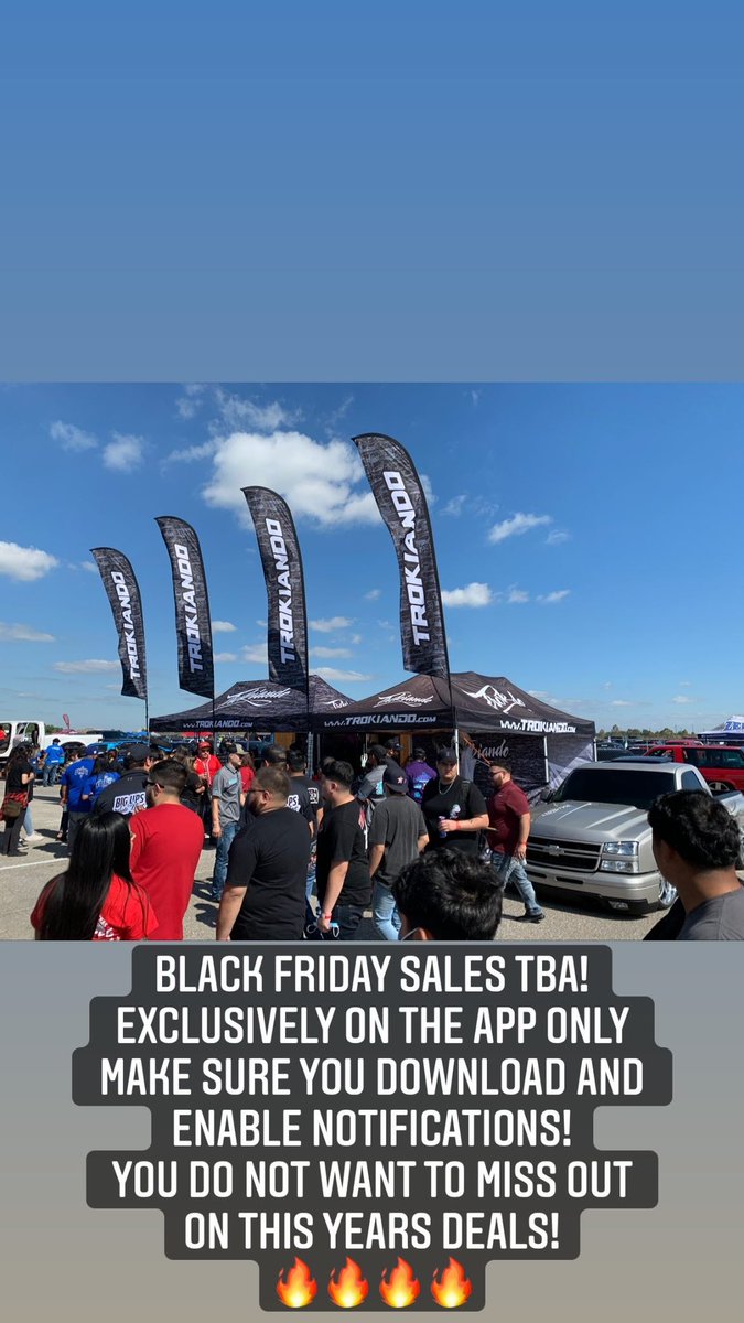 TrokiandoNation's tweet photo. Black Friday Sales around the corner! Only on the app! So make sure you download &amp; enable notifications. 
https://t.co/uU8FDlEyPr https://t.co/0oKUNReMm2