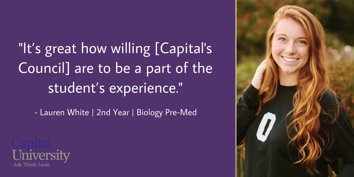 CapFamExp's tweet image. Check out Lauren’s #CapFam experience! Link below!💜
medium.com/capital-univer…
