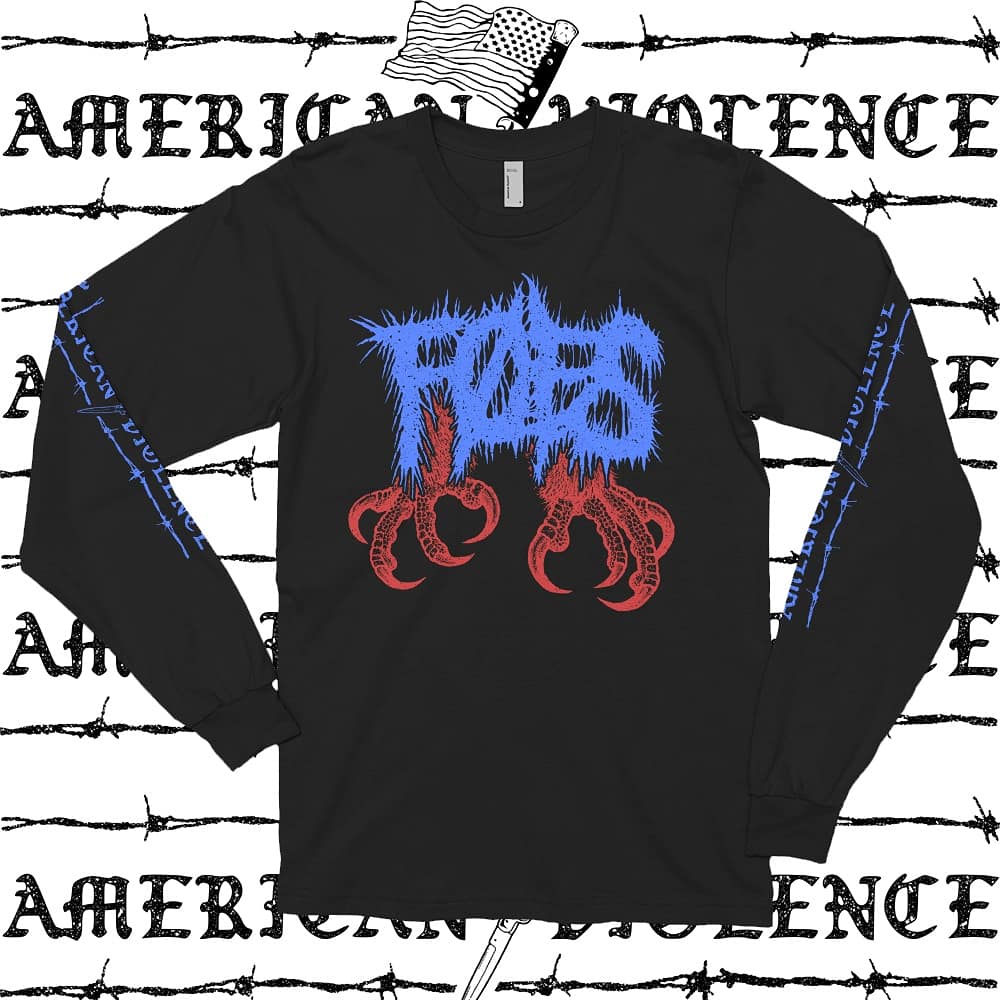 FOES "AMERICAN VIOLENCE" BLACK LONGSLEEVE SHIRT
Order now glacierrecordings.com 

All sizes available!

Foes "American Violence" now streaming on all platforms. Vinyl and CD available in the store!
#longsleeve #shirt #blackshirt #foes #glacierrecordings #hardcore #fashion