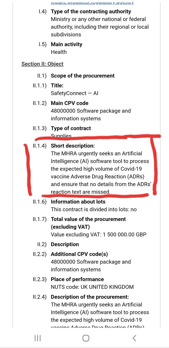 Yo_Ma7510's tweet photo. 🚨🚨🚨
La preuve qu'ils savent que les vaccins #COVID19 sont dangereux et vont provoquer des effets terribles! Regardez bien ce que j'ai entouré sur la photo 😱🤬
💥💥💥
En UK, un appel d'offres passé pour un logiciel, pour le #MHRA
L'appel d'offres ici ⬇️
https://t.co/6ilzN0TbGL https://t.co/9oIY1wFbBo