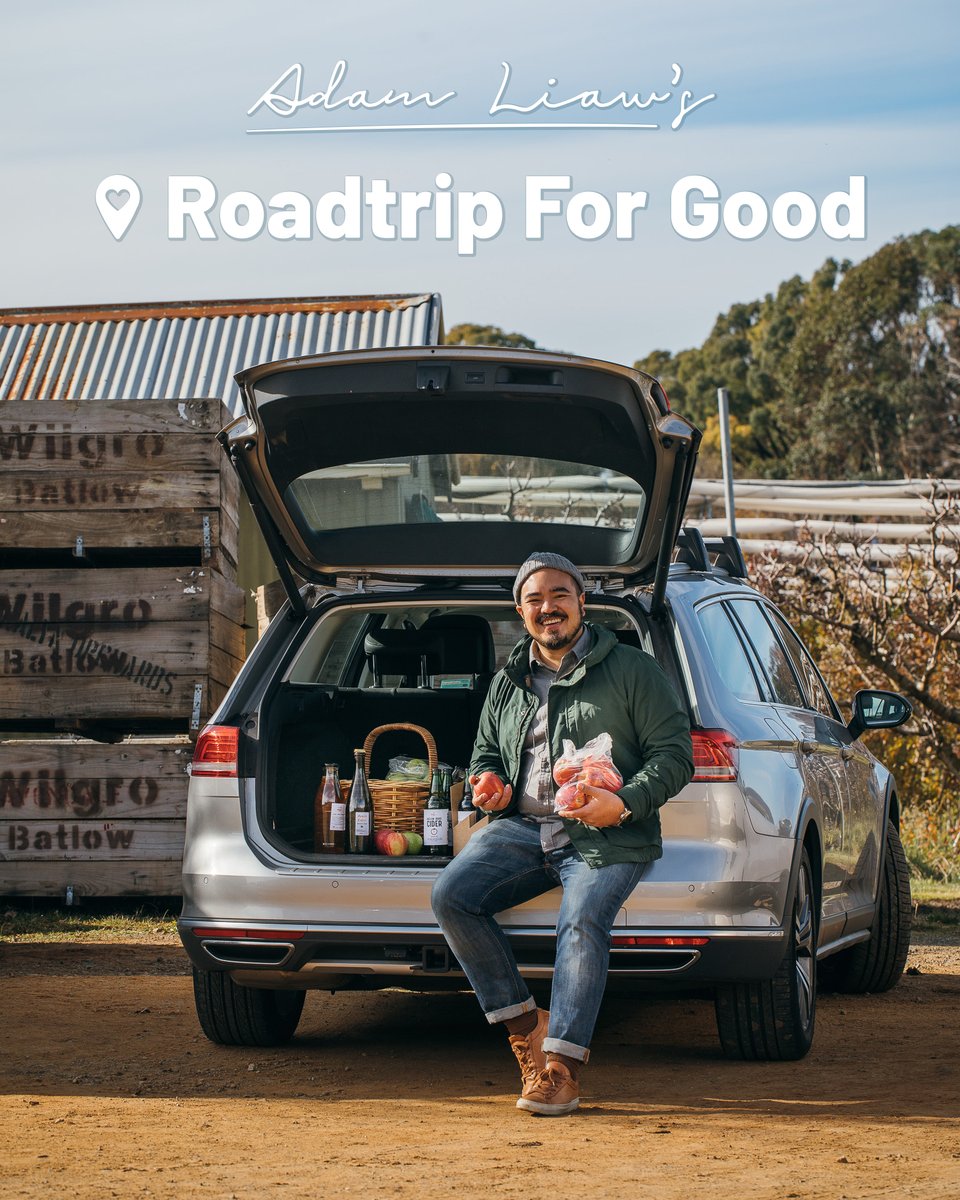 adamliaw's tweet photo. Very excited to announce my new @SBSFood series Adam Liaw’s Roadtrip For Good. We've all had a tough year but before COVID regional Australia was already battling fire and drought. #RoadtripForGood is about giving back to those communities. https://t.co/pymR6gadQv