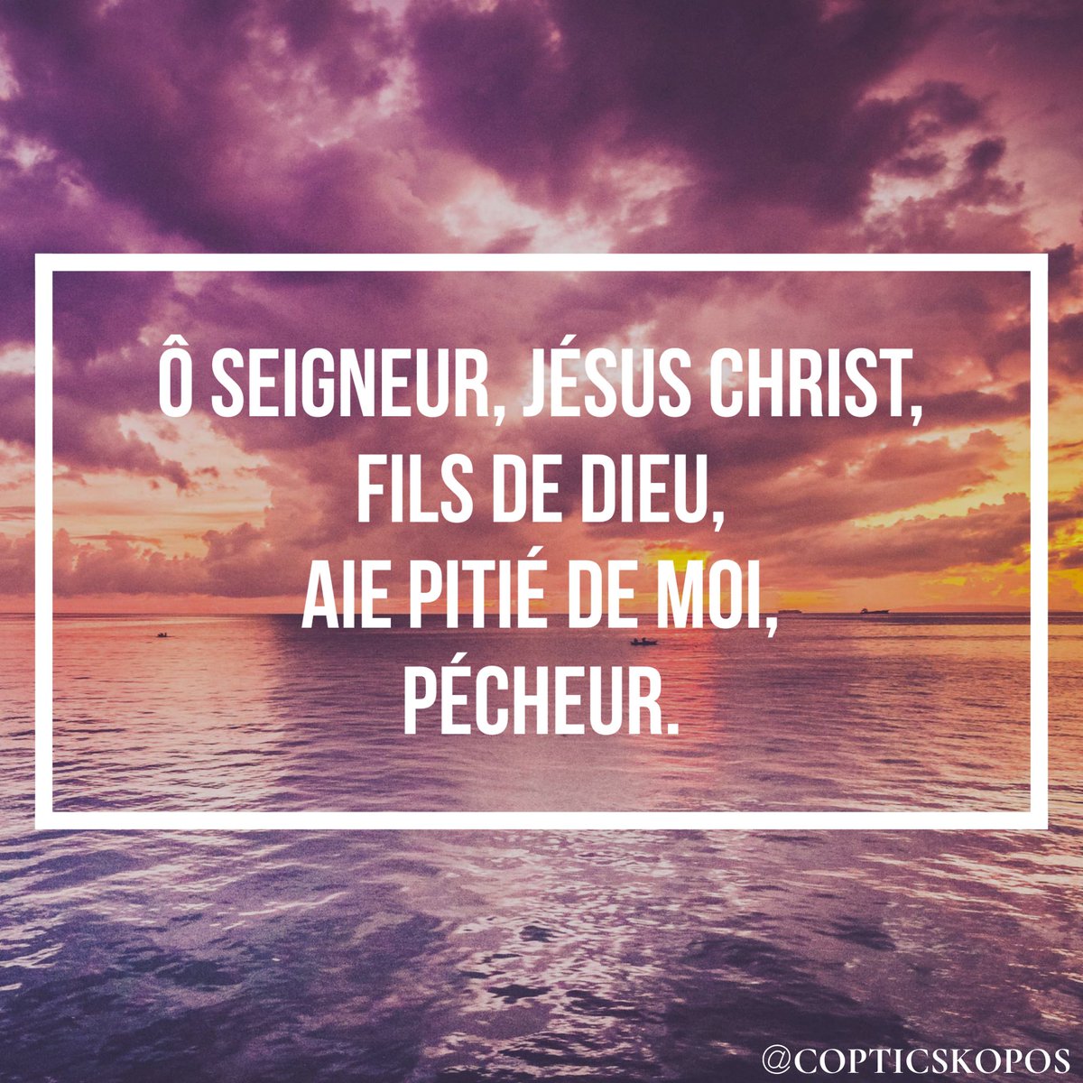 copticskopos's tweet photo. The Jesus prayer
#copticskopos #iamcoptic #youth #copt #copticidentity #coptic #orthodox #copticorthodox #church #christian #jesus #christ #jesuschrist #god #quotes #quote #quoteoftheday #inspirational #motivational https://t.co/cZy6JOFtxr