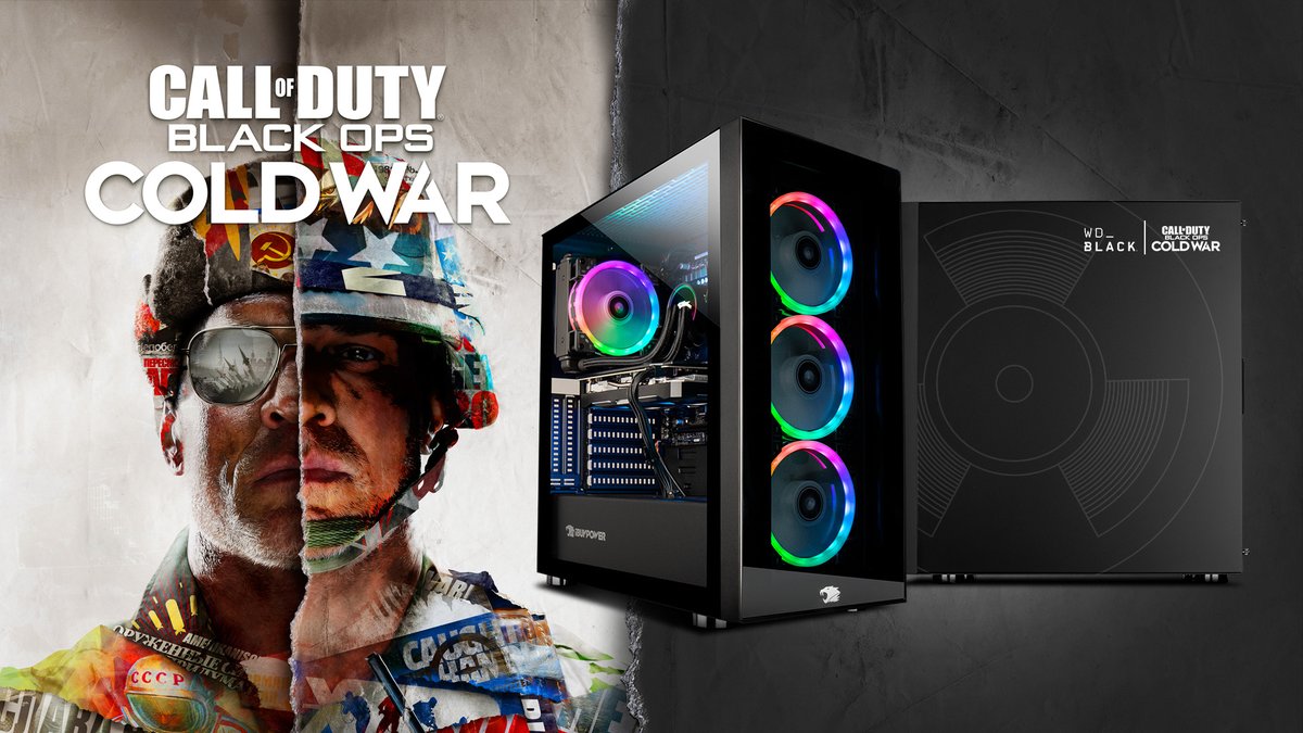 sandiskoptimus's tweet photo. HYPE! We’re teaming up with @Activision and @iBUYPOWER to give away this fully-loaded, custom skinned #WDBLACK Gaming rig! The giveaway starts NOW LIVE on stream at https://t.co/U2umka5YZQ. Tune in to see how to enter! https://t.co/bKpp5YaHuj