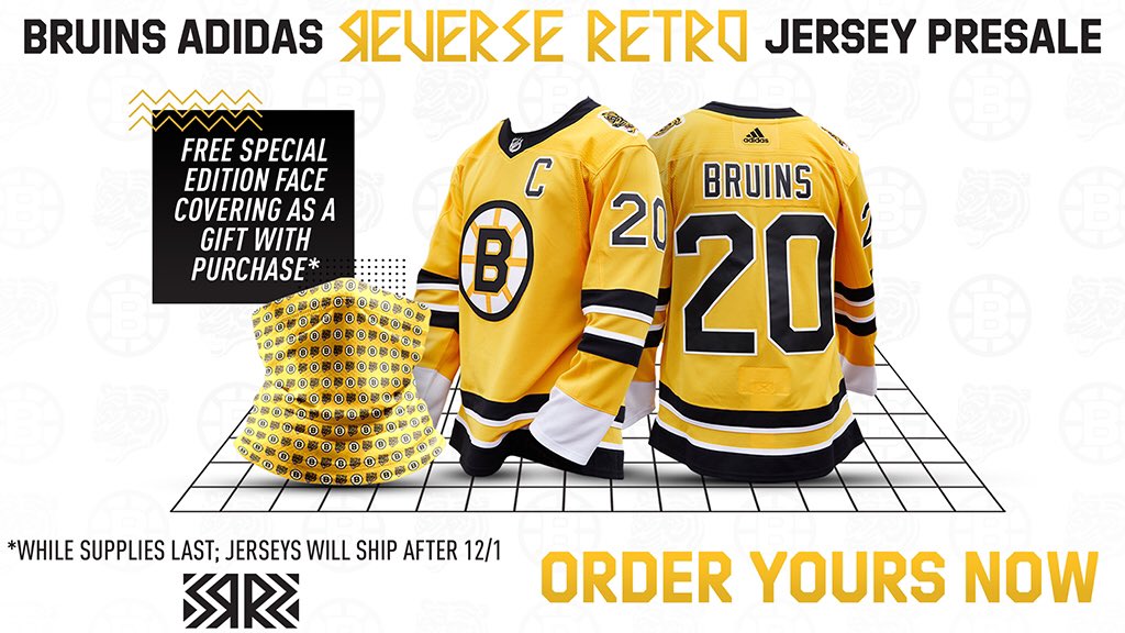 How to buy Boston Bruins Reverse Retro jerseys online 