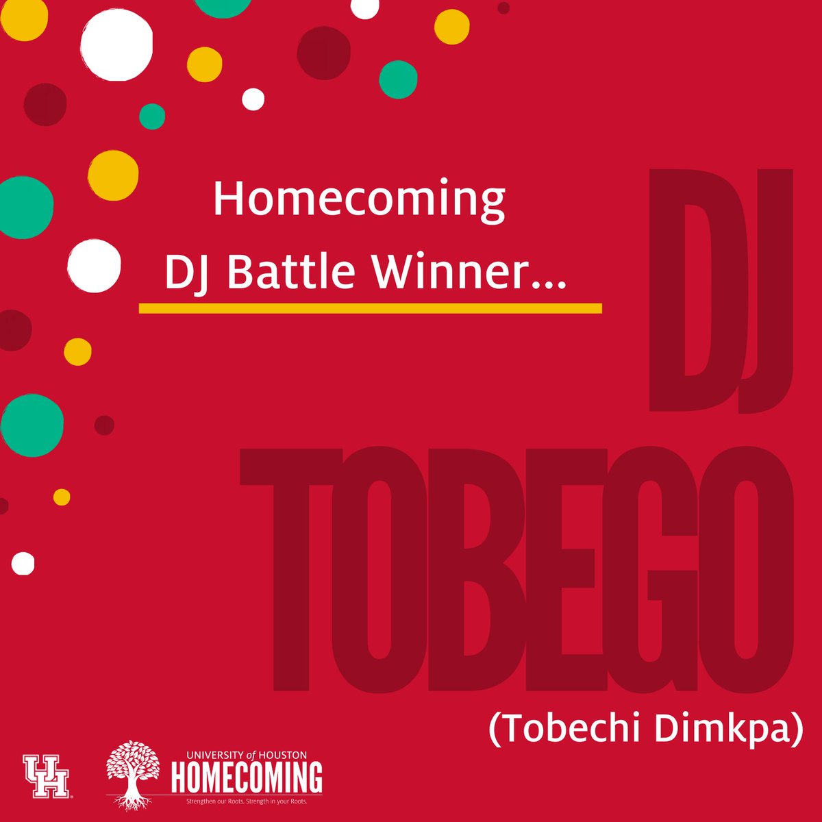 Thank you to the DJ's that participated in our DJ Battle and to all of the attendees that voted! Congratulations to the winner of the DJ Battle... DJ Tobego!