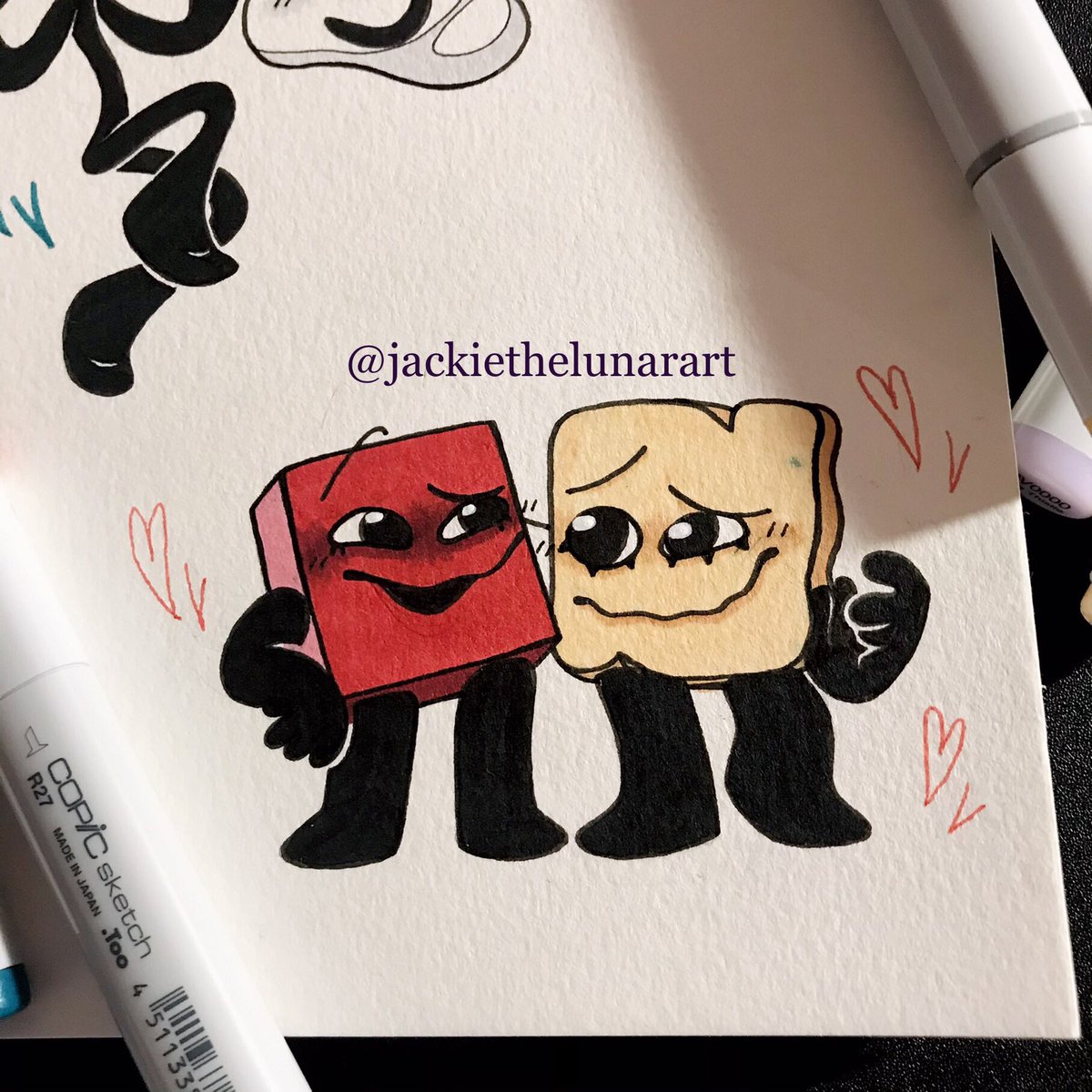 jackratsart's tweet photo. Here’s your food, boykissers- 🙄💙✨ /lh
#bfb #bfblosercake #bfbballoudy #bfbwoodblock https://t.co/eij9XByXME